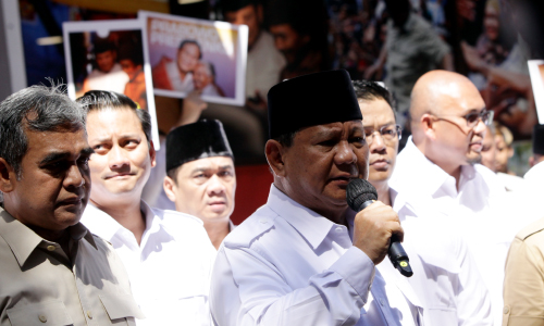 CARITAU.COM - Prabowo Resmikan Kantor Badan Pemenangan Presiden Partai ...